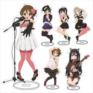新款轻音少女大立牌平泽唯 秋山澪 琴吹 中野梓 田井中律亚克力摆