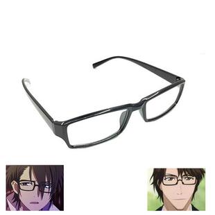 新款窄框动漫二次元伏见猿比古蓝染我是坂本cosplay黑框眼镜架全