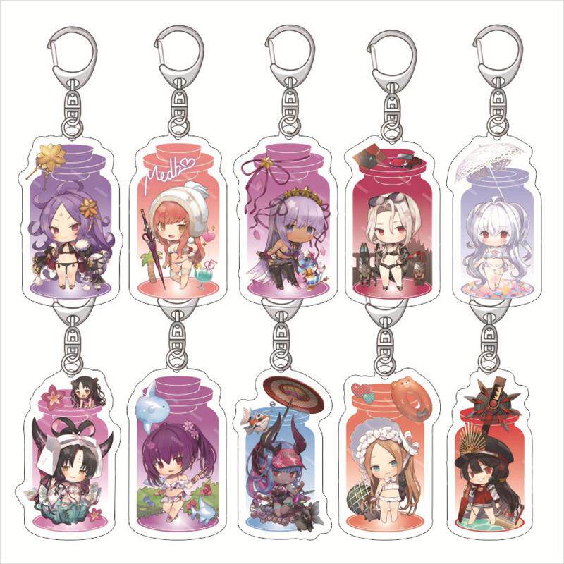 新款Fate/Grand Order 亚克力钥匙扣 从者 亚克力挂件 钥匙扣亚克