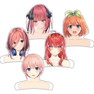 新款五等分的花嫁新娘中野一花三玖二乃四叶五月动漫周边人形衣架