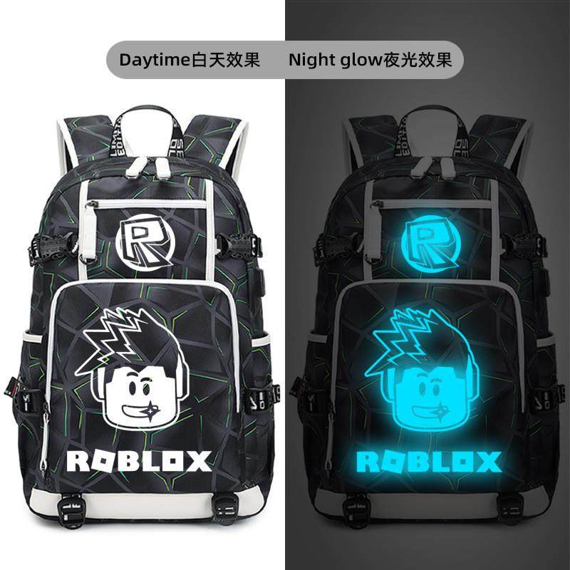 新款Roblox书包小学生3-6年级游戏罗布乐思儿童背包男大容量