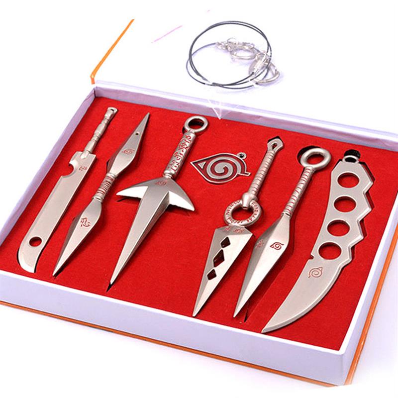 新款火影晓组织七件套 忍者武器手里剑四代目苦无套装 动漫周边批