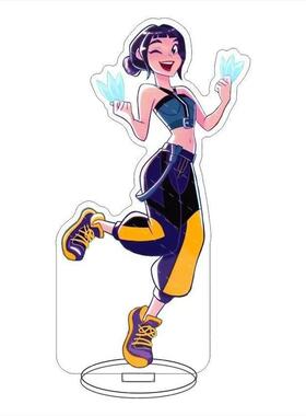 新款K-POP猎魔女团周边大立牌KPopDemonHunters亚克力桌面摆件