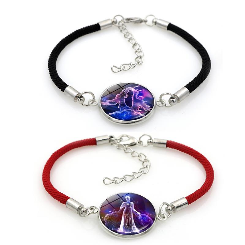 新款十二星座手链饰品礼物男女百搭12星座编织情侣手绳手饰品小礼