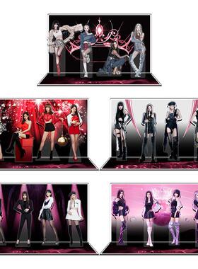 新款BLACKPINK4V金智秀lisa珍妮JISOO朴彩英KPOP明星组合式景品立