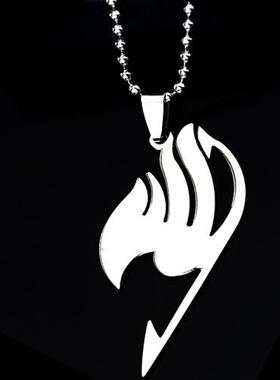 新款热卖动漫周边妖精的尾巴工会标志不锈钢项链吊坠厂家直销拿图