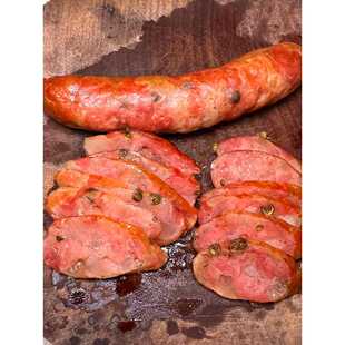 整粒青花椒香肠农家自制土猪腊肠香肠纯肉四川特产风干烟熏