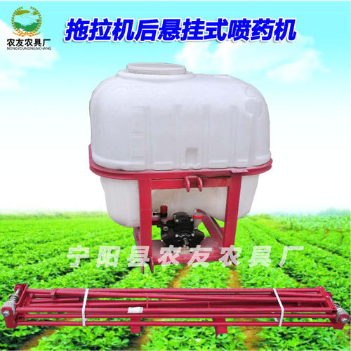 小四轮拖拉机后置农用打药机 喷杆8米可升降折叠四轮喷药机喷雾器