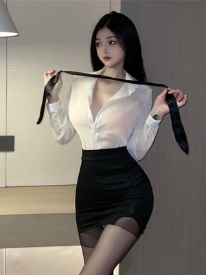 女秘书OL白领紧身包臀短裙制服