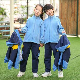 校服定制一模一样幼儿园园服定制小学生校服春秋装新款儿童班服冲