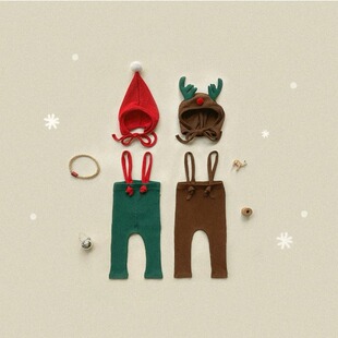 婴儿举重裤套装韩版春秋季打底裤男女宝宝背带裤初春天外出三件套