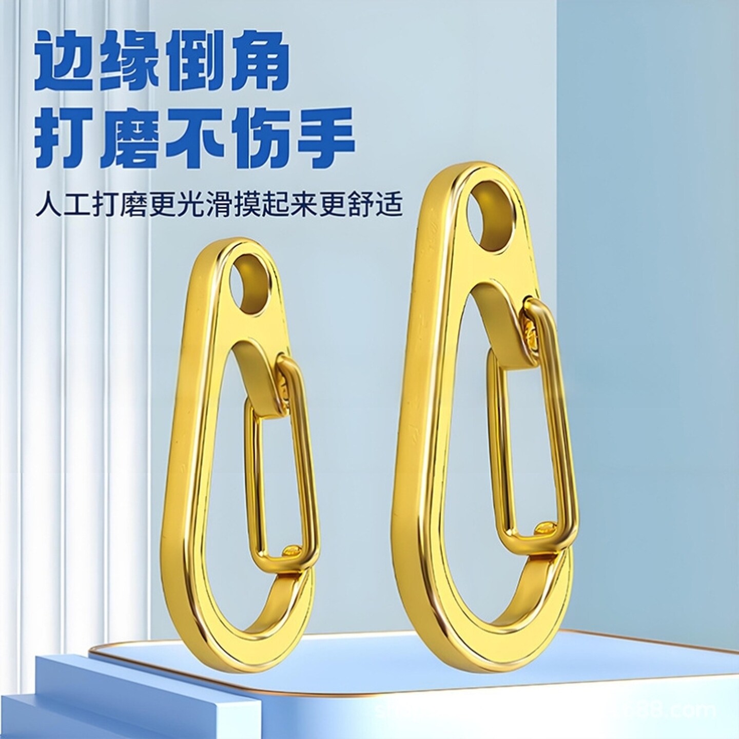 弹簧挂扣不锈钢快挂快拆承重扣钥匙扣挂件户外挂钩背包扣腰挂扣
