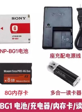 索尼DSC-HX5C H20 H55 W210 W220 W290数码相机NP-BG1电池/充电器