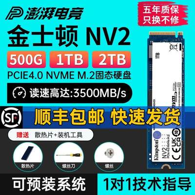 NV2/KC3000 500G512G1T2T M2 NVMe M2固态pcie4硬盘SSD 1TB