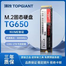 顶技TG650固态硬盘512G/1TB NVMe协议M2 pcie笔记本台式电脑ssd