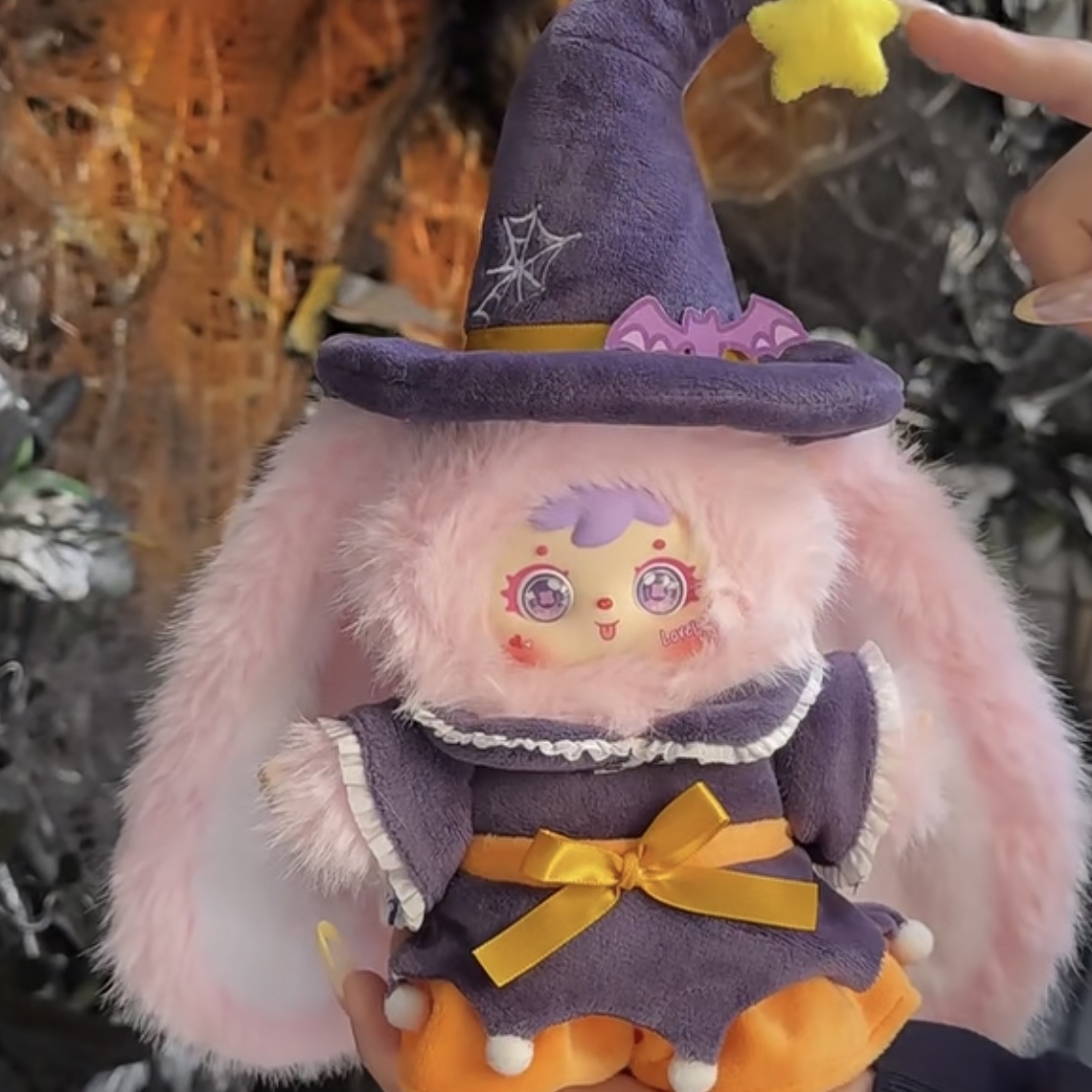 新品包邮Samuel三小毛万圣节的狂欢夜毛绒盲盒挂件潮玩大娃可爱