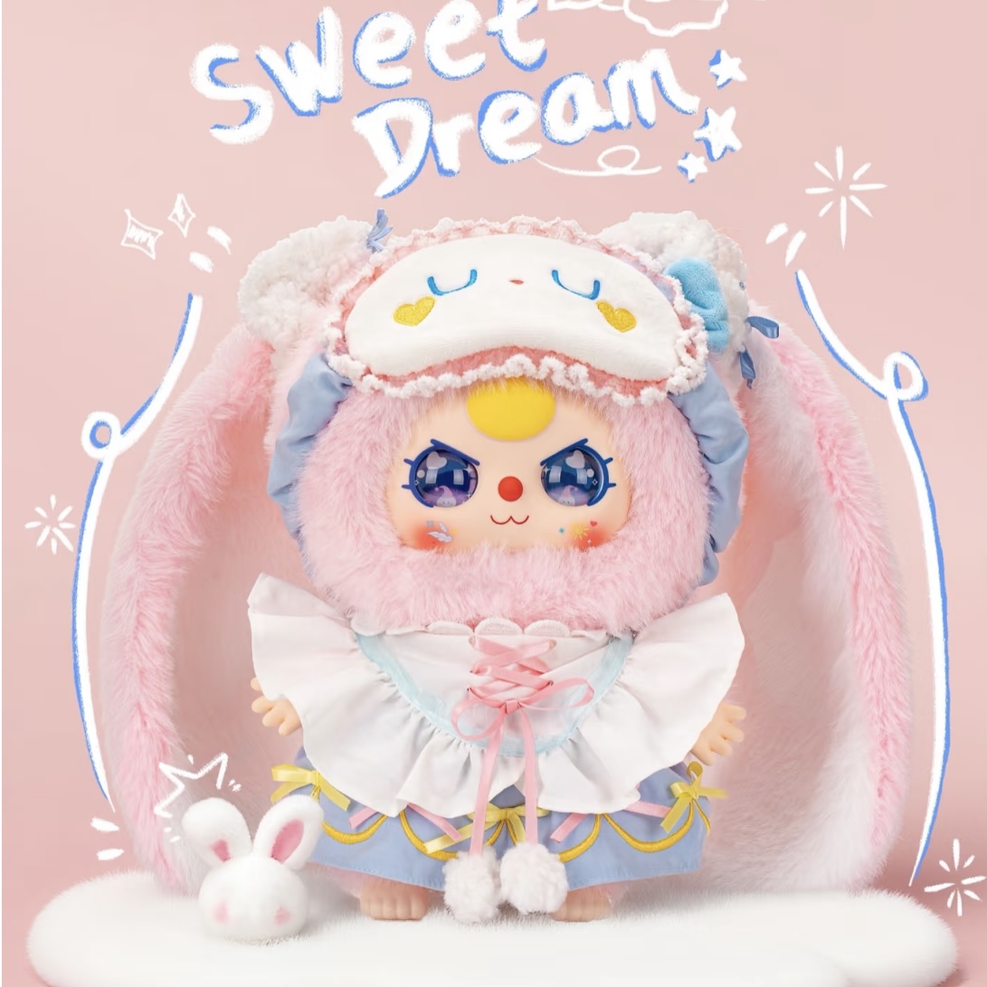 Baby three娃三岁甜梦400毛绒盲盒潮玩大娃大号可爱摆件女生礼物