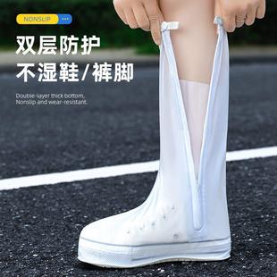 耐磨高筒下雨天套鞋 雨鞋 套外穿儿童水鞋 防水防滑男女款 雨靴 防雨鞋