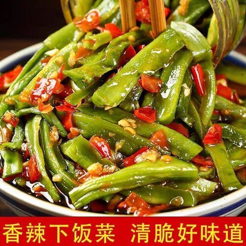 剁椒贡菜嘎嘣脆下饭菜拌饭瓶装