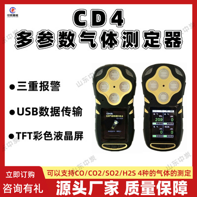 防水防尘外壳多参数气体测定器 存储容量大 CD4多参数气体测定器