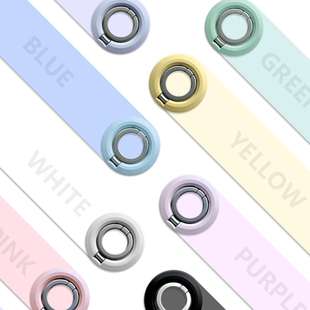 双面磁吸手机支架MagSafe360度旋转指环适用苹果华为三折叠甜甜圈