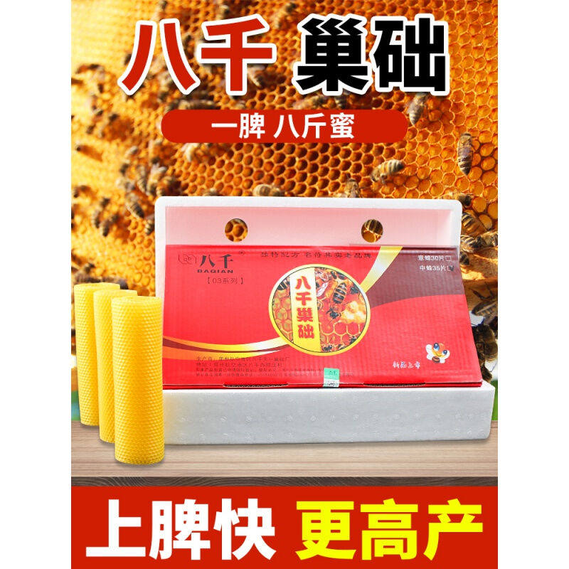 RIG八千巢础纯中蜂深房巢础片蜜蜂蜂蜡全套养蜂工具中锋蜂箱专用怎么看?