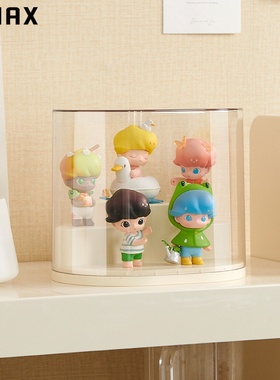 盲盒展示架收纳透明防尘亚克力手办积木展示柜泡泡玛特适用展示盒