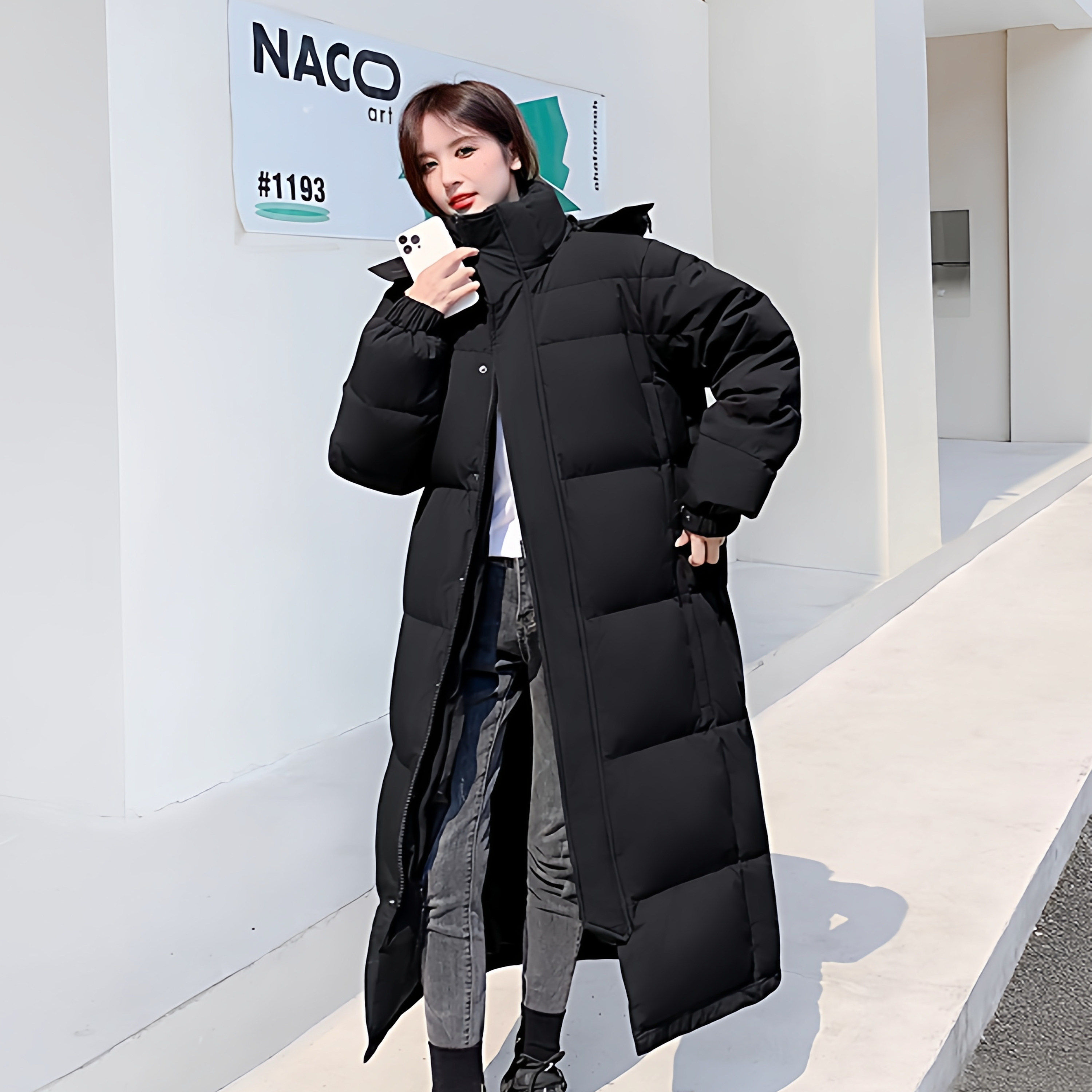 MM明摩女装长款羽绒服男女超长款过膝加厚冬情侣中戏官方旗舰店