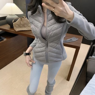 休闲排骨羽绒服女2025秋冬新款立领保暖收腰修身轻薄短款外套现货