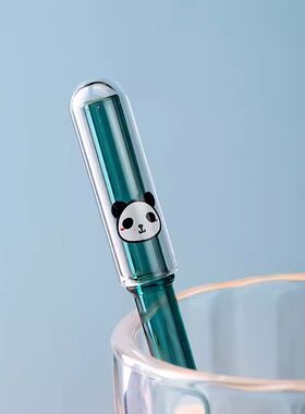 加油麦子吸管帽高硼硅耐热