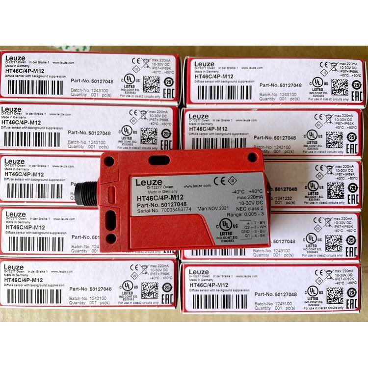 劳易测LEUZE光电开关HT46C/4P-M12 HT46C/2N-M12 HT46CL2/6G-M12
