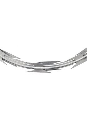 供应新疆境热边镀锌刀片刺绳 防爬滚VVB边笼 防爬界防越境刀片刺