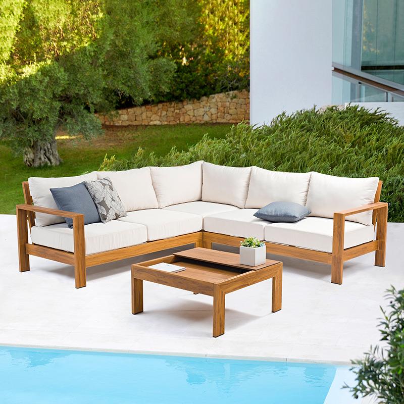 澜户外庭院沙发露天店餐厅休闲简酒约咖防啡馆铝合金晒沙优发978