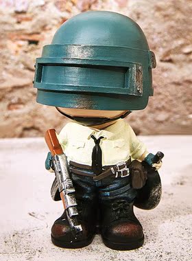 新疆包邮专区绝地求生刺激战场和平精英存钱罐儿童创意男生吃鸡储