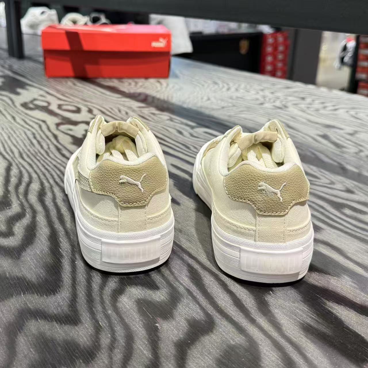 彪马PUMA低帮通用系带男女轻便休闲鞋板鞋复古经典帆布鞋396353