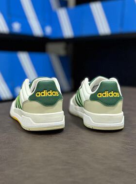 阿迪达斯男鞋Adidas绿色板鞋2025新款秋季正品运动鞋子正品JR7980