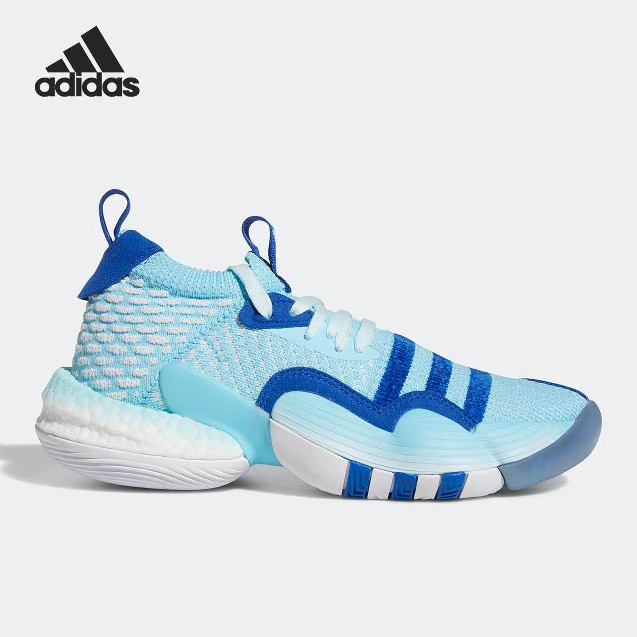 Adidas 阿迪达斯 三叶草 新款男女运动缓震减压轻便跑步鞋 H06488