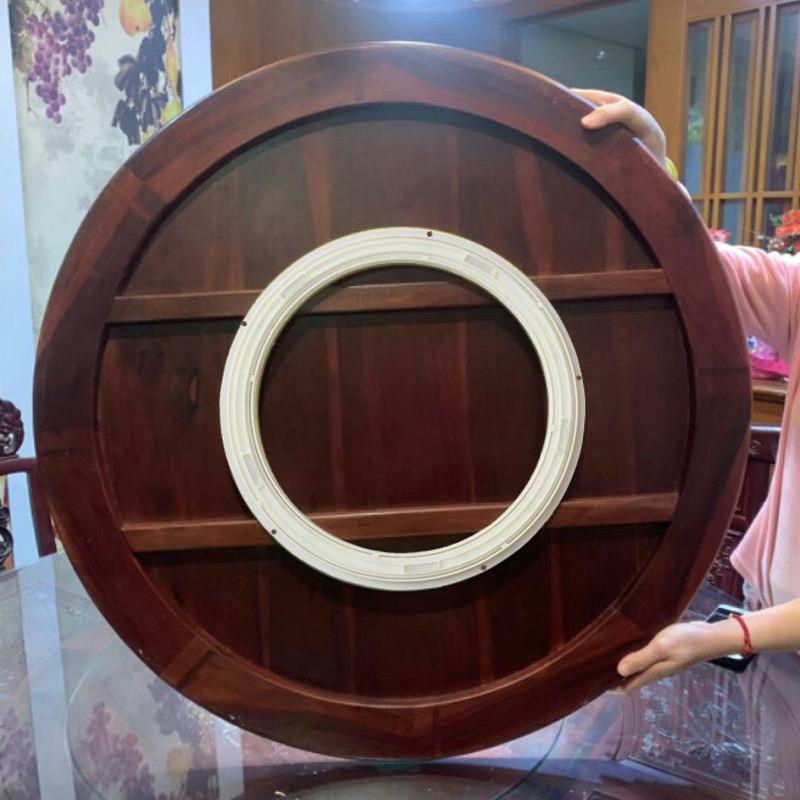 餐桌转盘塑料转盘底座圆桌转盘转芯大理石玻璃转盘家用桌面旋转盘