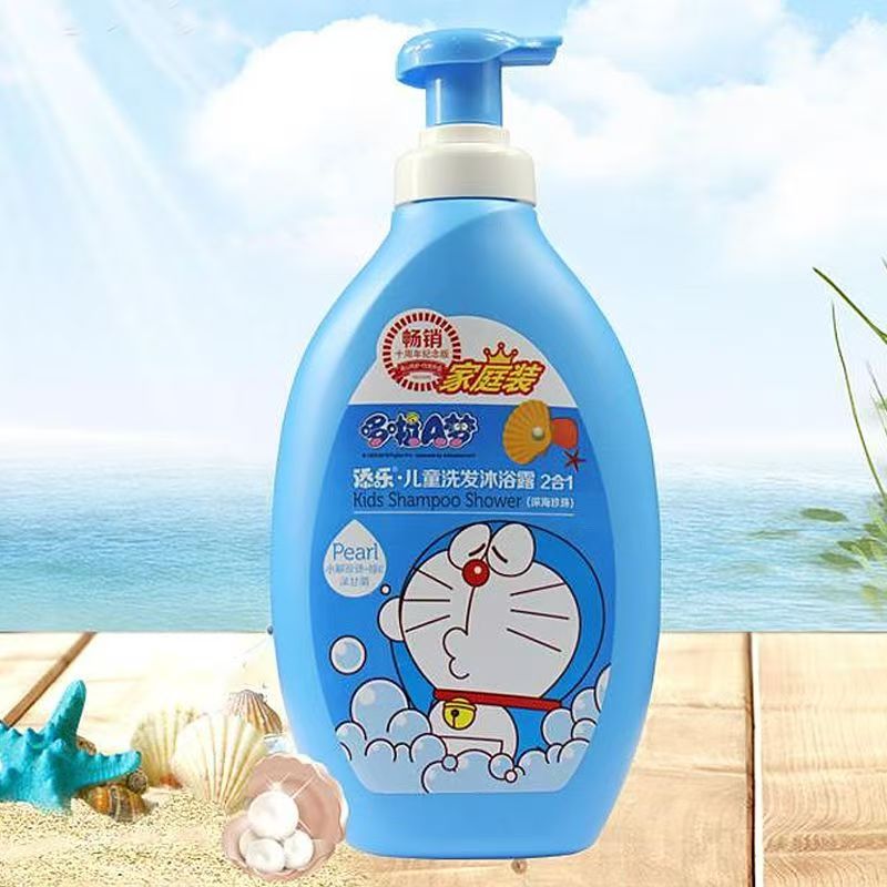哆啦A梦 添乐 儿童洗发沐浴露2合1(深海珍珠)1.2kg