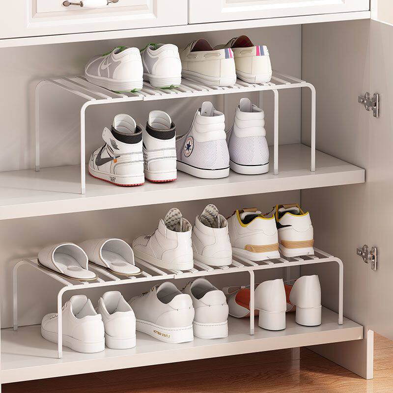 鞋柜内分层鞋架学生宿舍出租屋鞋子收纳架可伸缩鞋子分层收纳神器