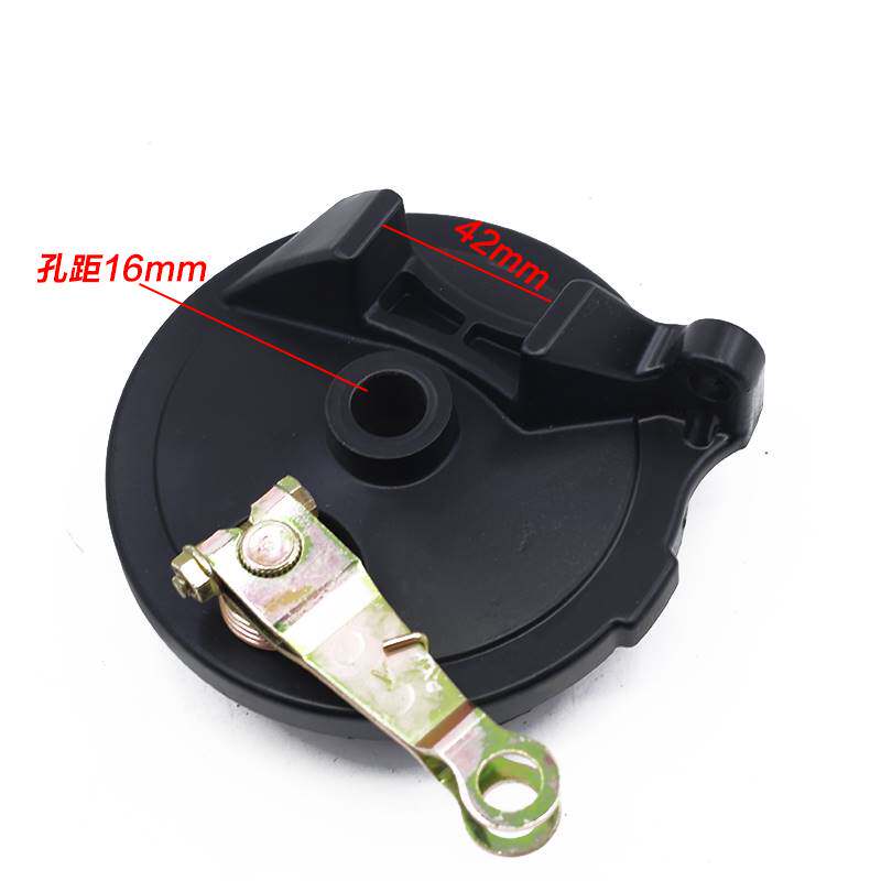 电动电瓶车110卡槽后轮毂鼓刹车制动盘盖闸皮磨擦片总成配件包邮
