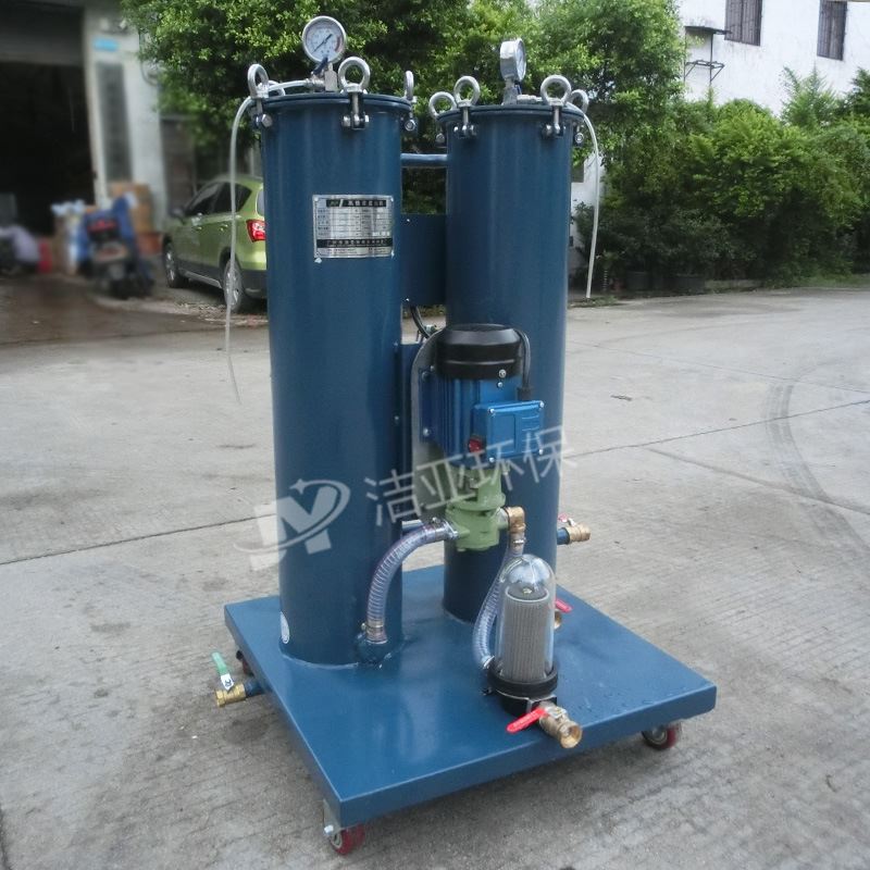 高效聚结脱水滤油机工业油水分离过滤器液压油滤油机厂家直销