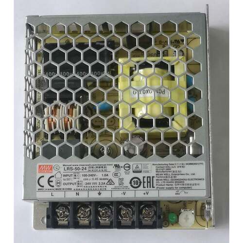 正品明纬LRS-50-24 35-5 75 100-12 200 150 350W开关电源直流DC