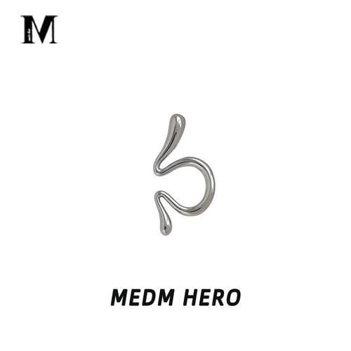 MEDMHERO冷淡风不规则耳夹