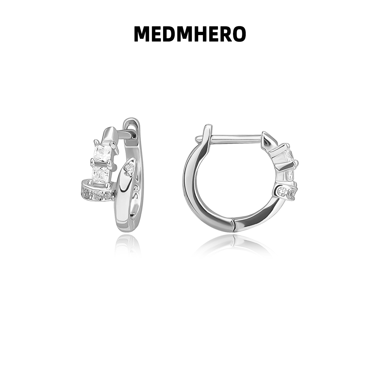 王嘉尔同款钉子耳钉男潮流耳环养耳洞女防过敏耳扣时尚款潮流情侣