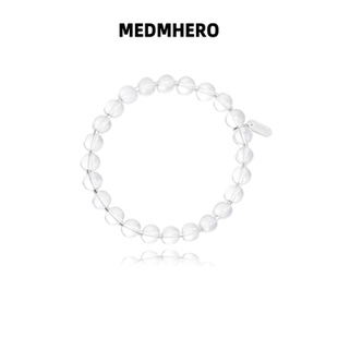 MEDM HERO官方NUMBERING赵露思同款超透纯银天然白水晶百搭手串女