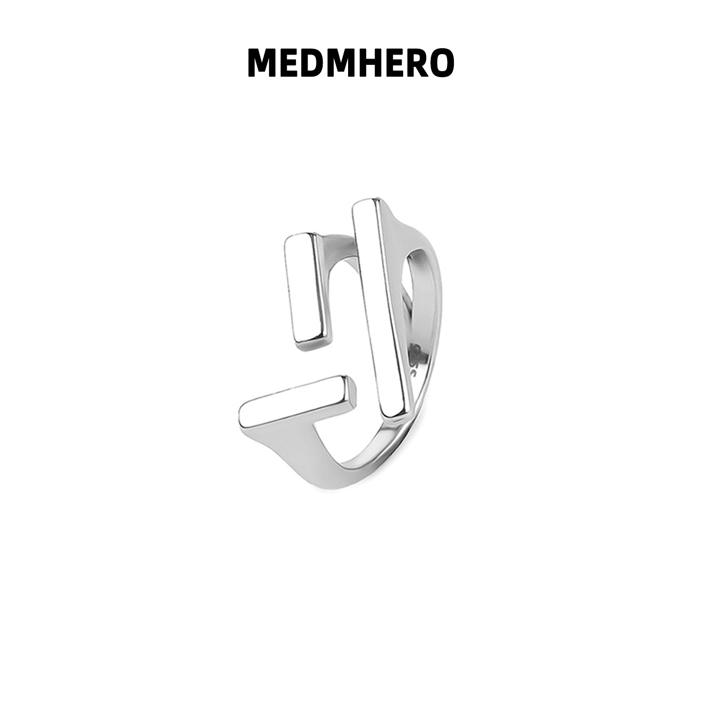 MEDMHERO男女925银几何图形