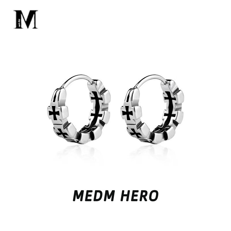 钛钢跨境新款气质简约潮女耳扣