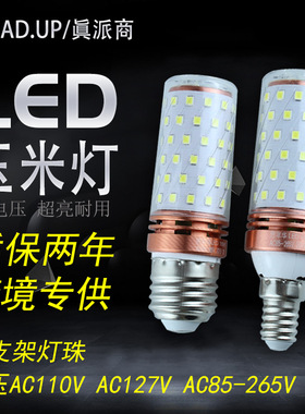 led玉米灯泡127V110V E27螺口12W16W30W40W白光暖光led节能灯