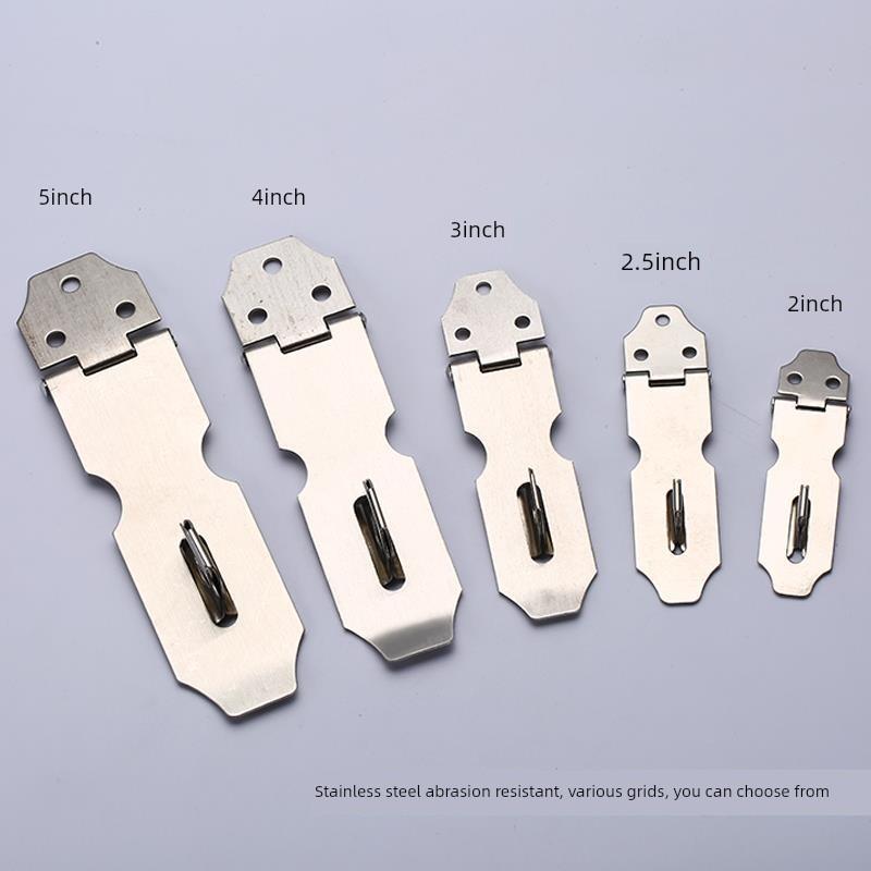 304不锈钢挂锁搭扣锁牌锁扣搭片锁锁扣挂锁扣柜门搭扣老式柜门扣